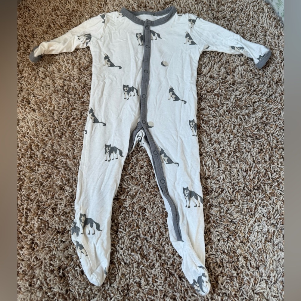 Kyte Baby Howl Snap Footie 0-3